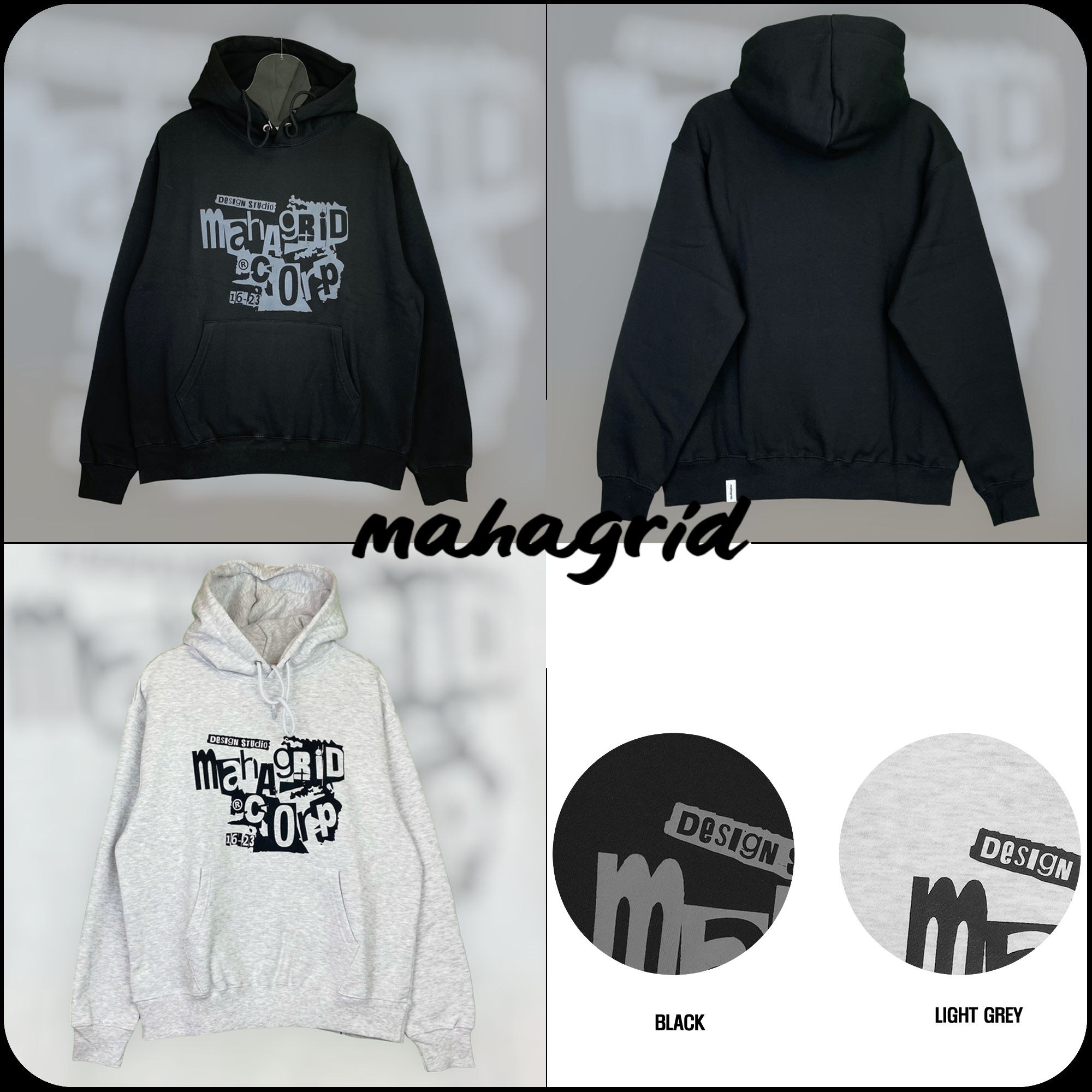 [ MAHAGRID]★GRUNGE HOODIE