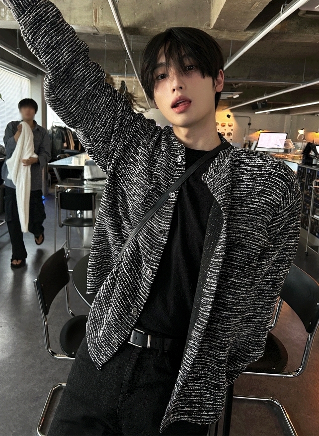 【COSYHARU】Tweed cropped shirt jacket 1660116408000-whxPTF.jpg