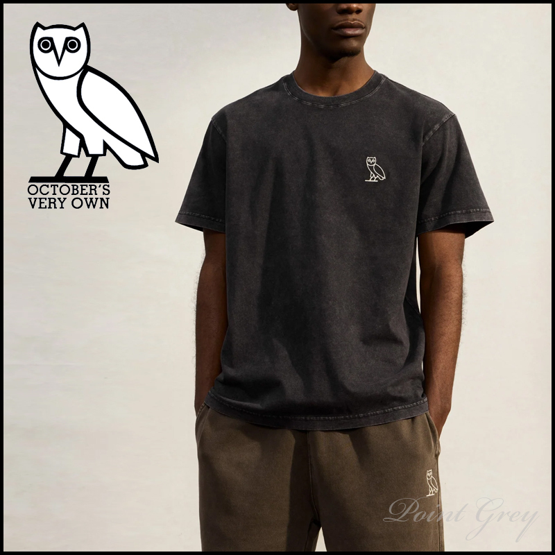 【October's Very Own】ガーメントダイ・ウォッシュド柄Ｔシャツ