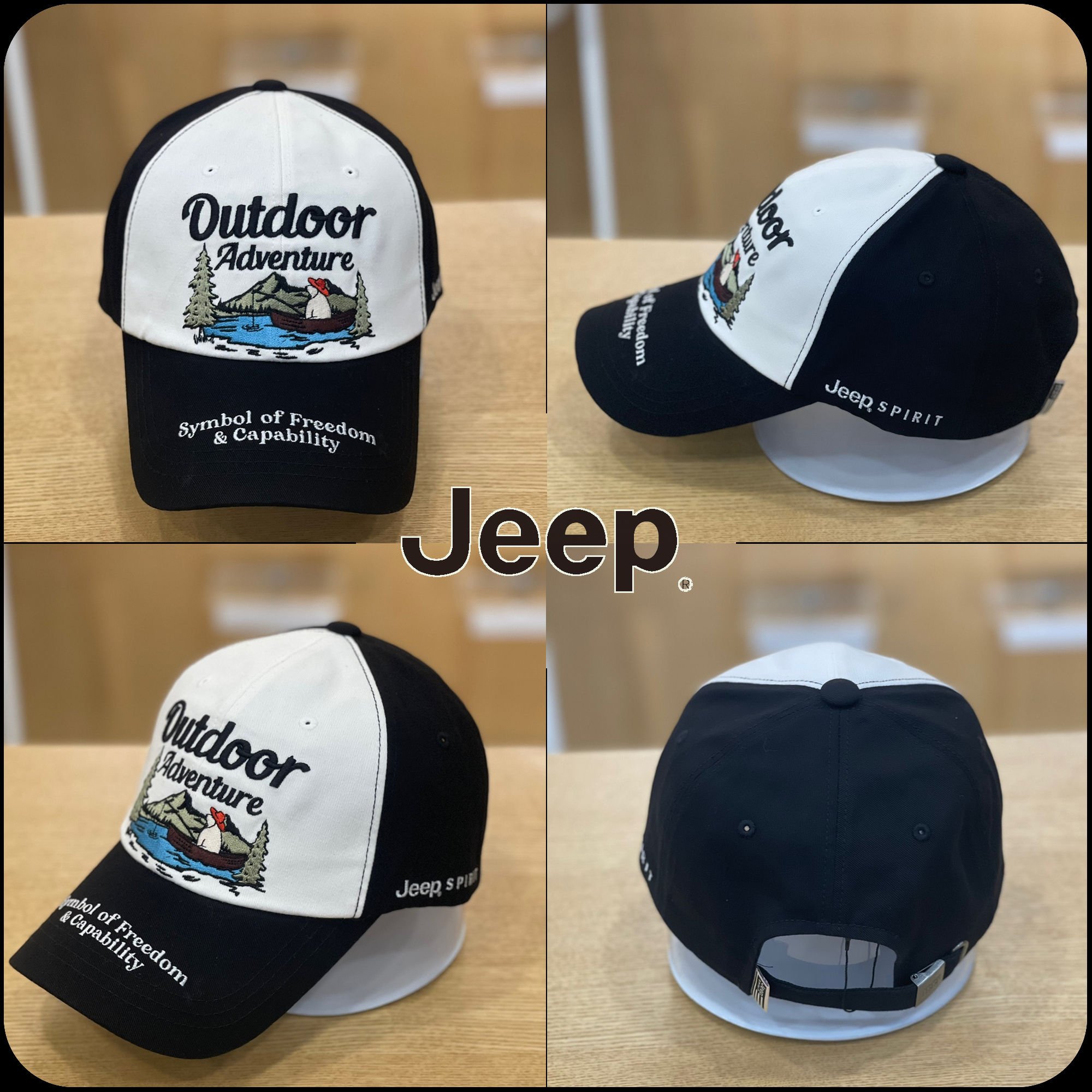 [JEEP]★23FW★Two Tone Color Ball Cap JP1GCU051