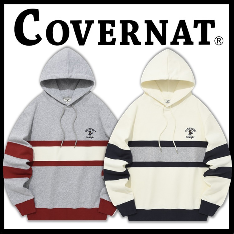 ★関税込★COVERNAT X WRANGLER★ARTWORK SLIT COLORING HOODIE