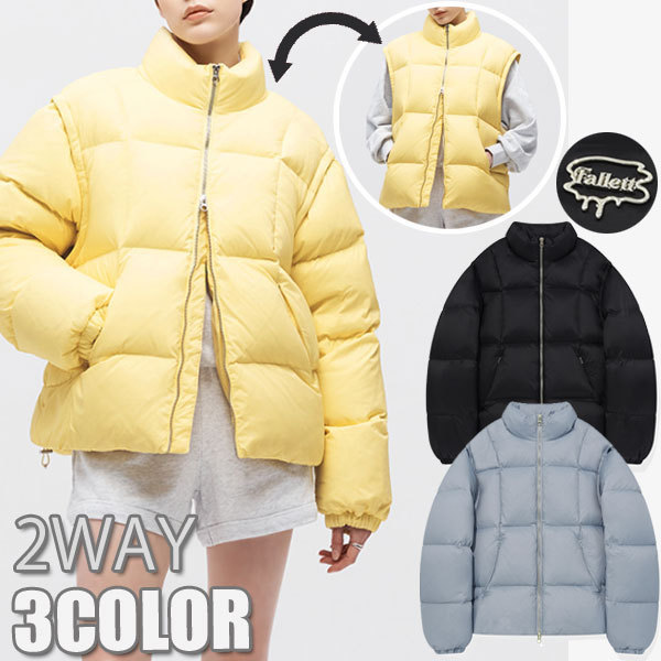 ダウンジャケット・コート FALLETT DETACHABLE DUCK DOWN PUFFER MY1259