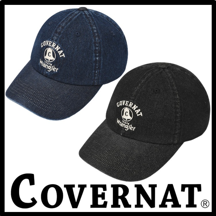 関税込★COVERNAT X WRANGLER★ARTWORK DENIM WASHING BALL CAP