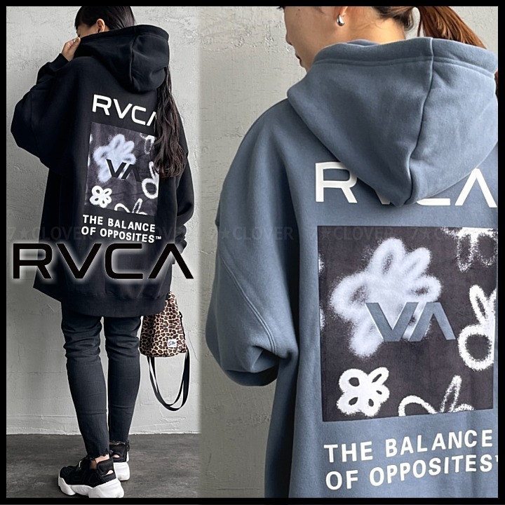 ★★送料無料★★RVCA ルーカ MEN'S FLORAL B/G PULLOVER HOODIE
