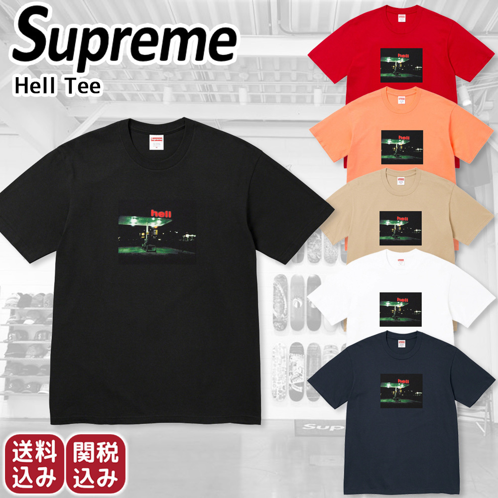 Supreme★シュプリーム 23FW WEEK 7 Hell ヘル 半袖 Tシャツ