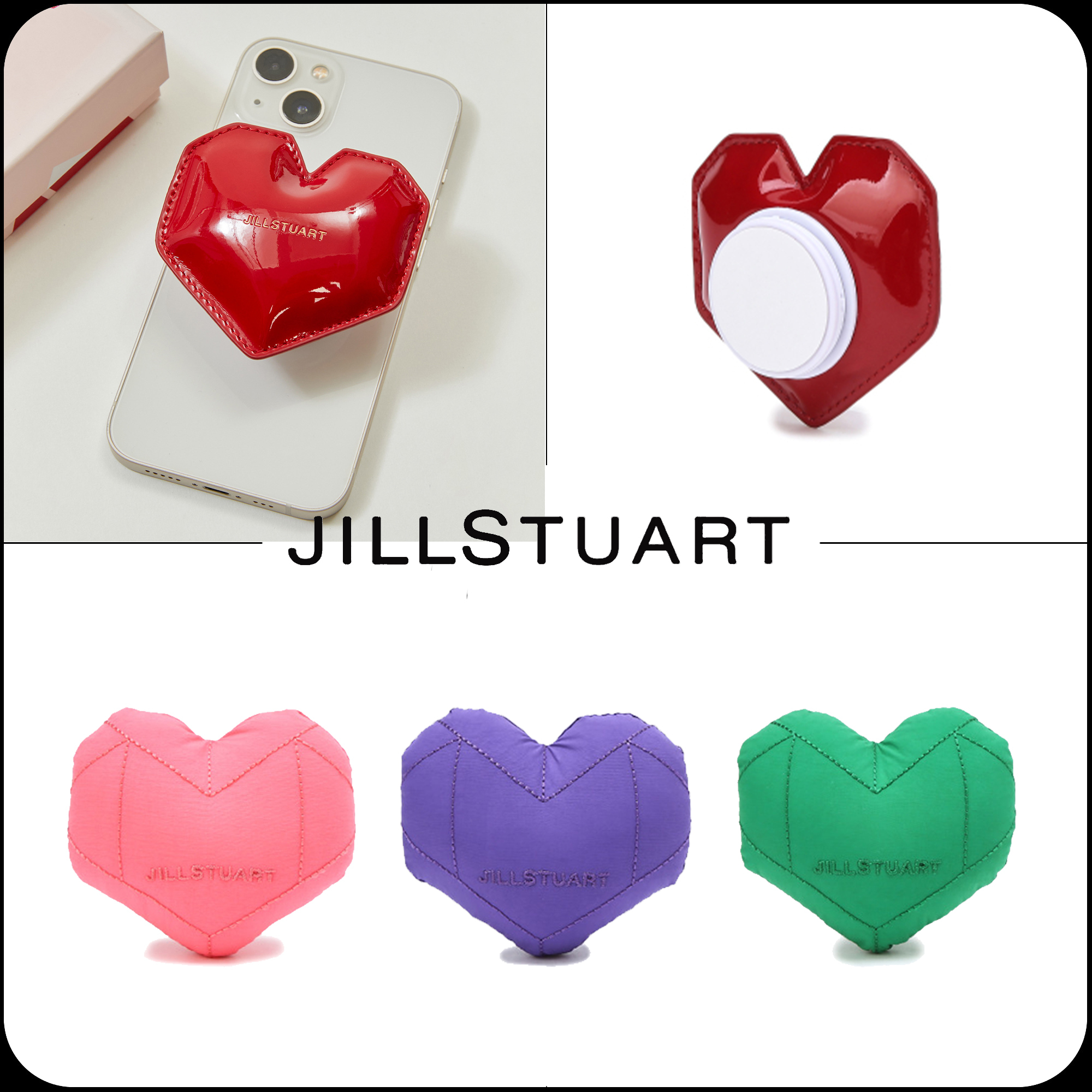 JILLSTUART]☆QUILTED FINGER GRIPS (JILLSTUART/スマホケース