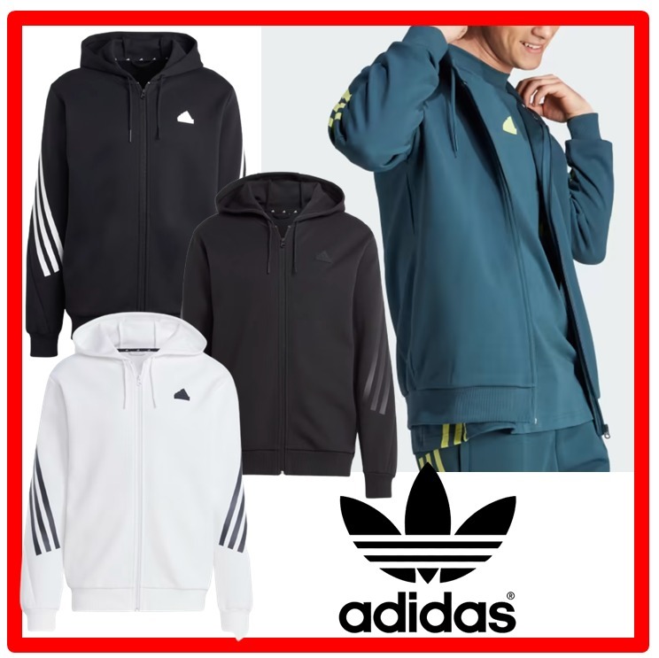★【adidas originals】★FUTURE ICON 3S PULLZIP HOODIE★