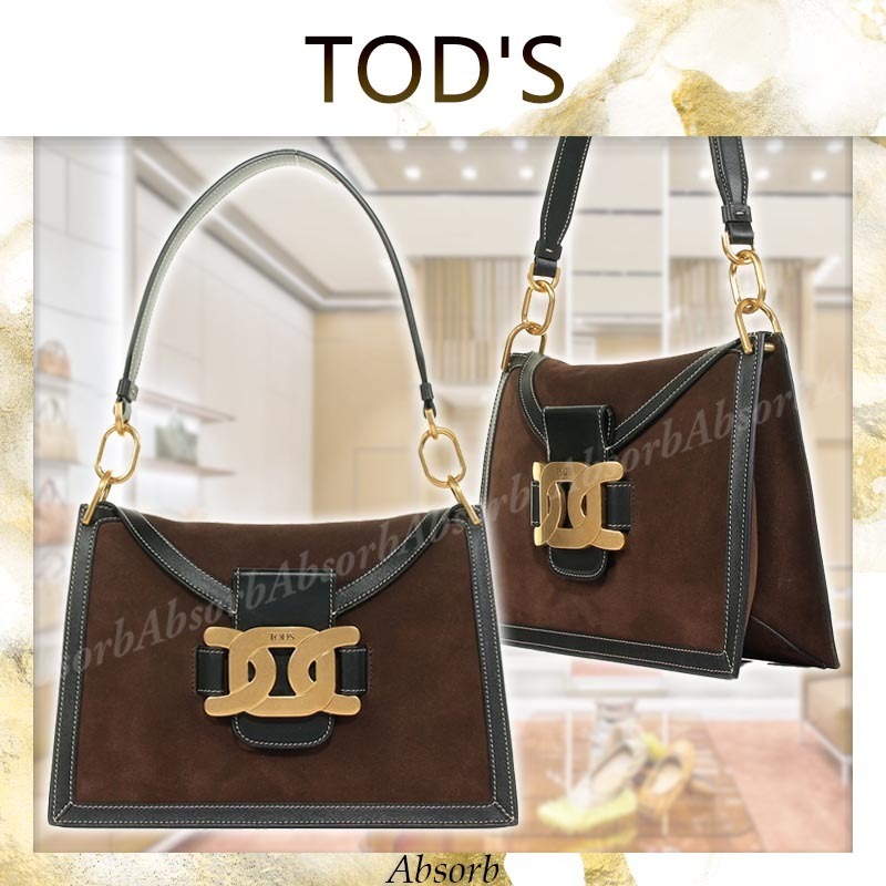【23AW NEW】TOD'S_woman / Kate スエード バッグ / Brown