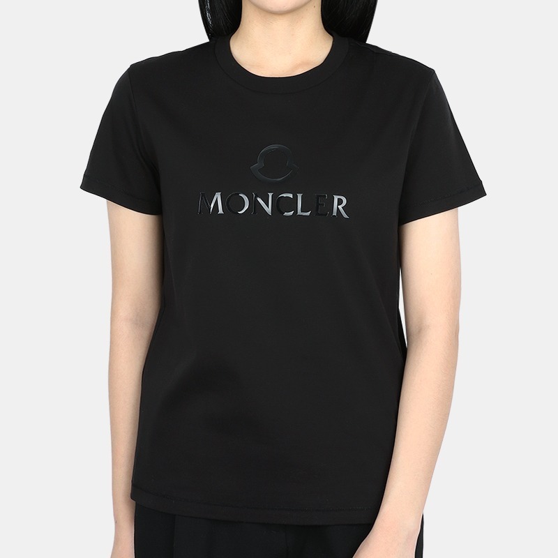 Moncler♦レディース カッティングロゴ Tシャツ 2色カラー
