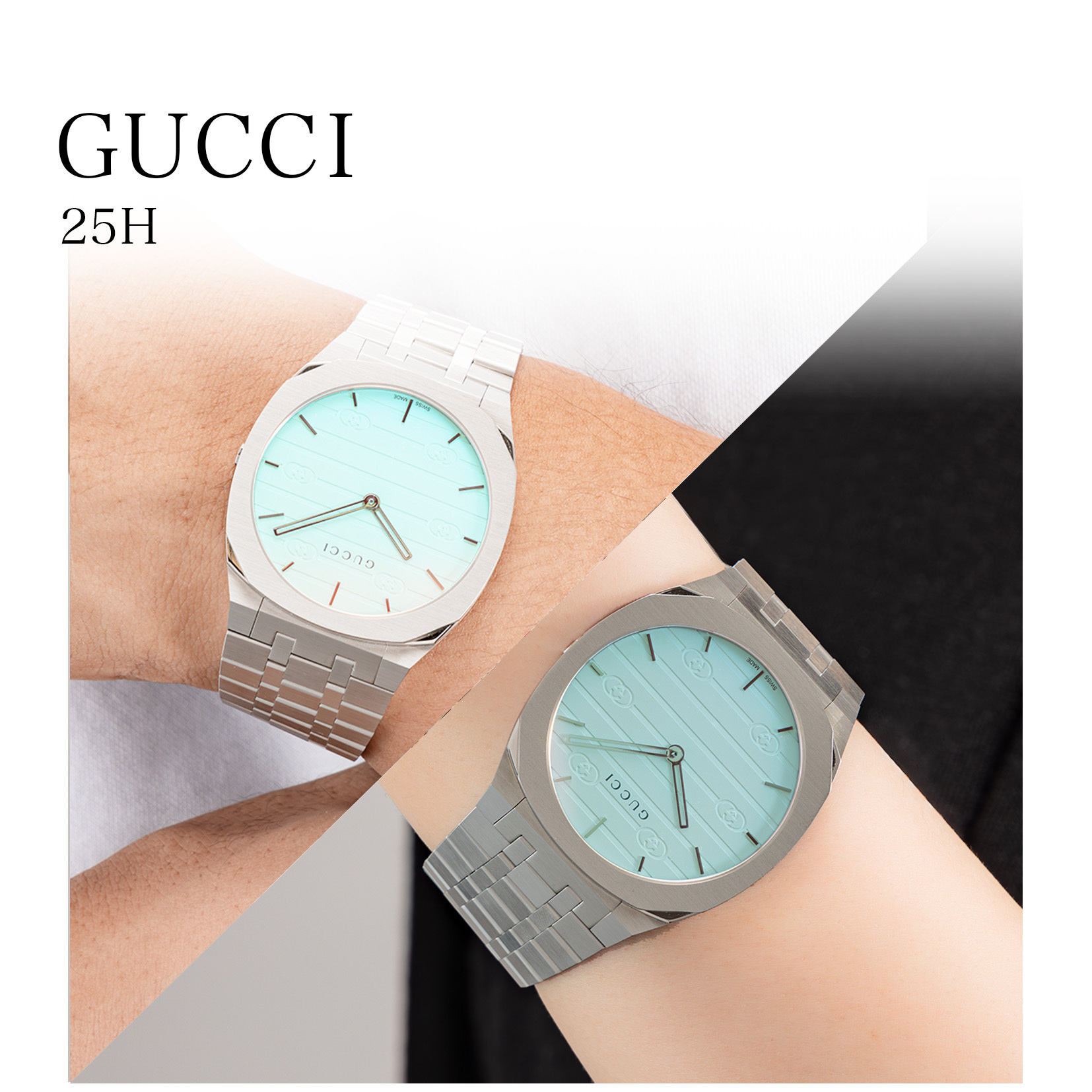 【国内即納】GUCCI 25H YA163409 メンズ 腕時計