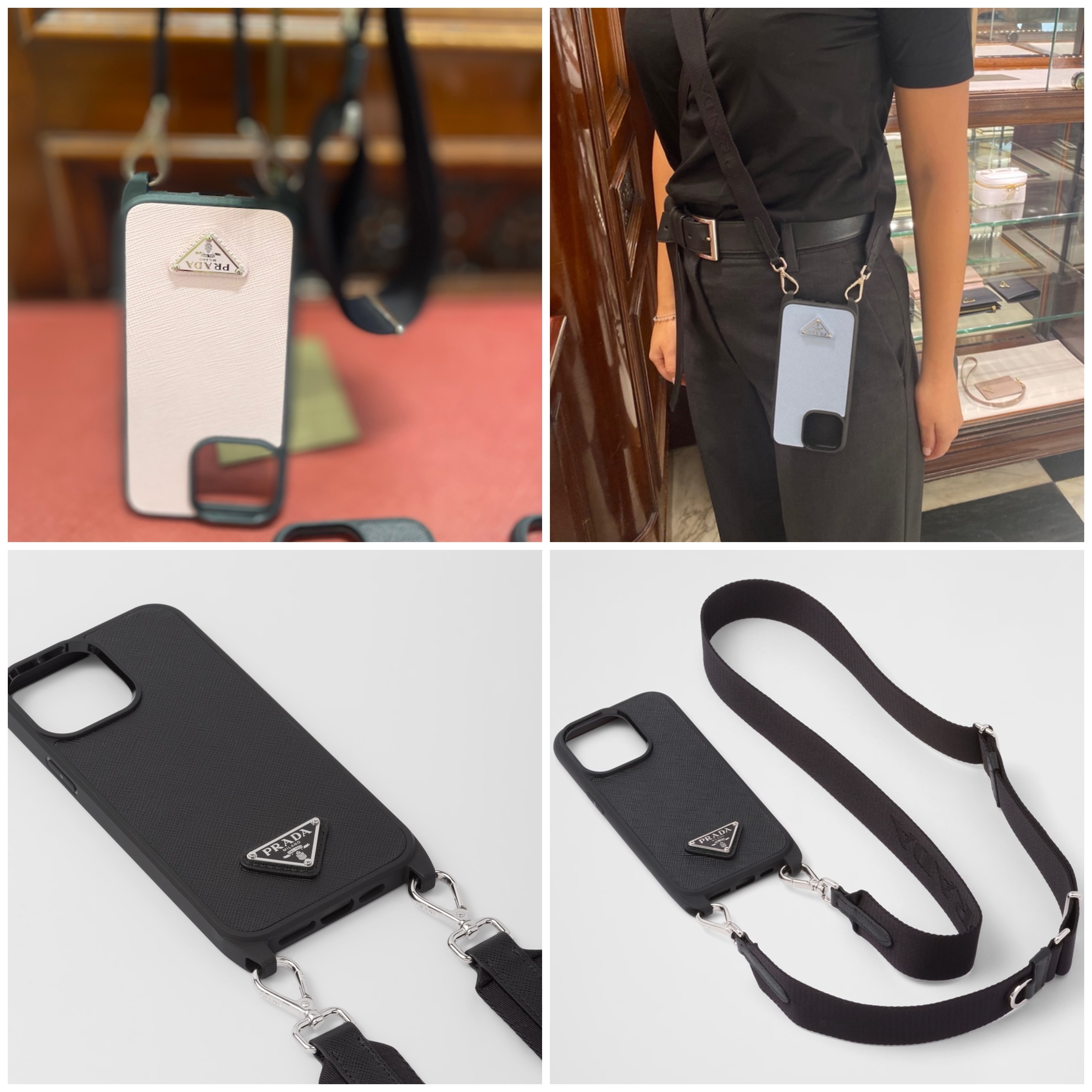 PRADA【入手困難】☆サフィアーノレザー iPhoneケース☆ 全種 (PRADA