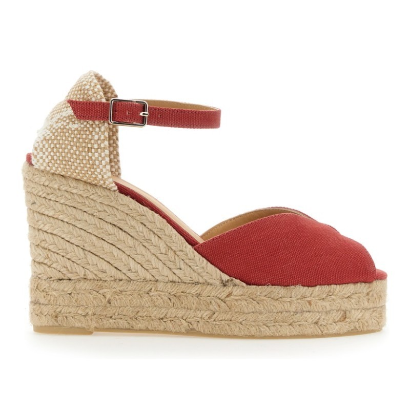 サンダル・ミュール Castaner SS23 WHITE SANDAL. (BIANCA/8ED/002_ROJOCARMAN)