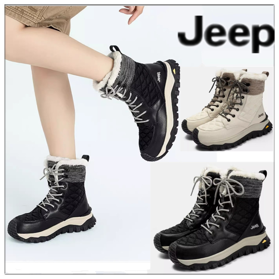 JEEP（ジープ）レディース厚底ショートボアブーツムートンブーツ