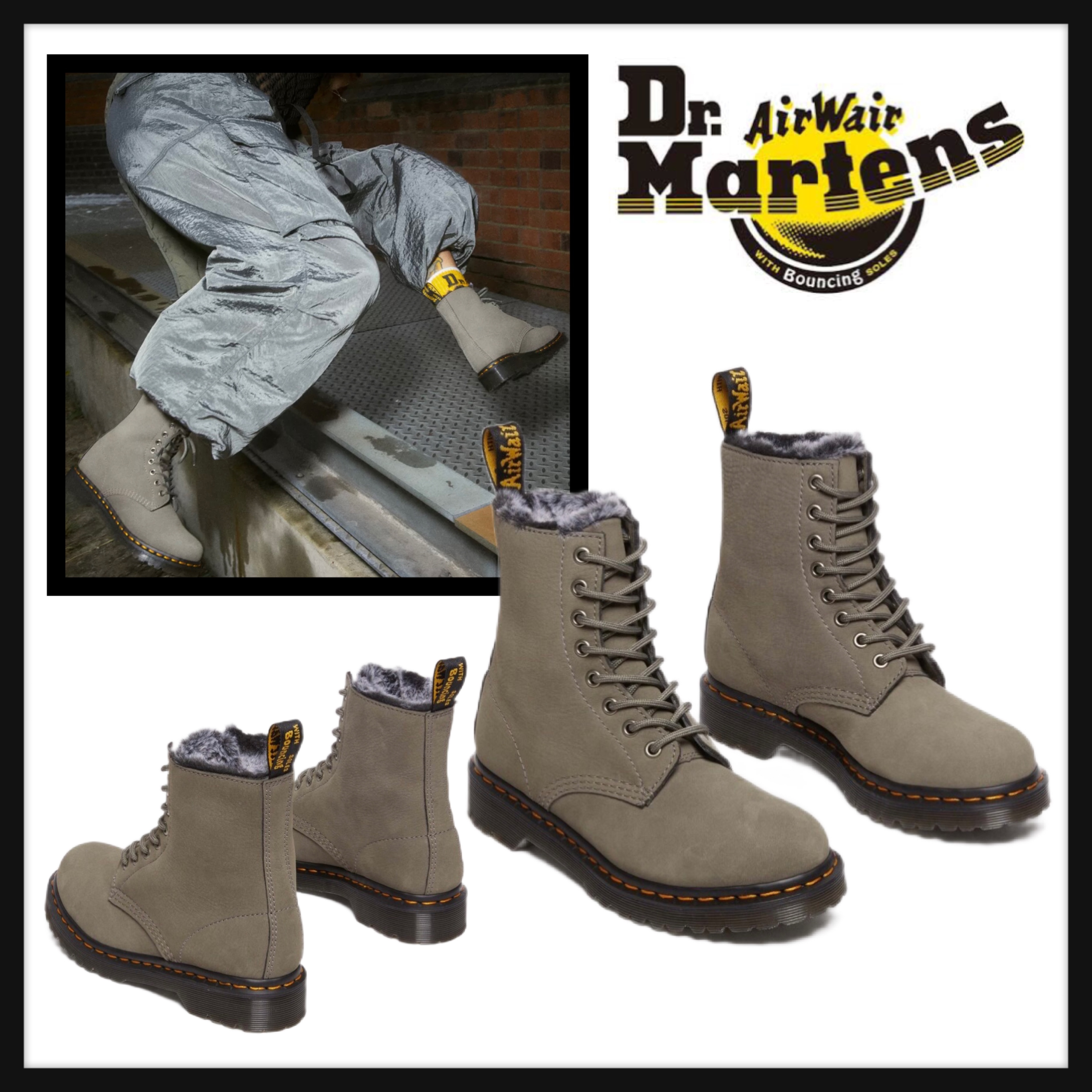 【Dr.Martens】1460 SERENA スエード インナーファー ブーツ