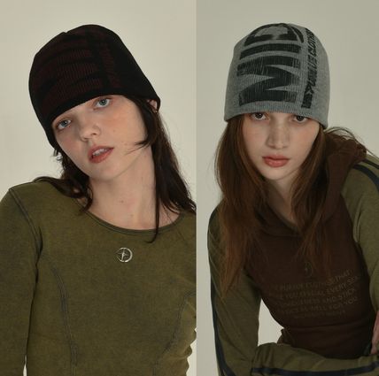 MIDNIGHT MOVE Knit Hats Street Style Knit Hats