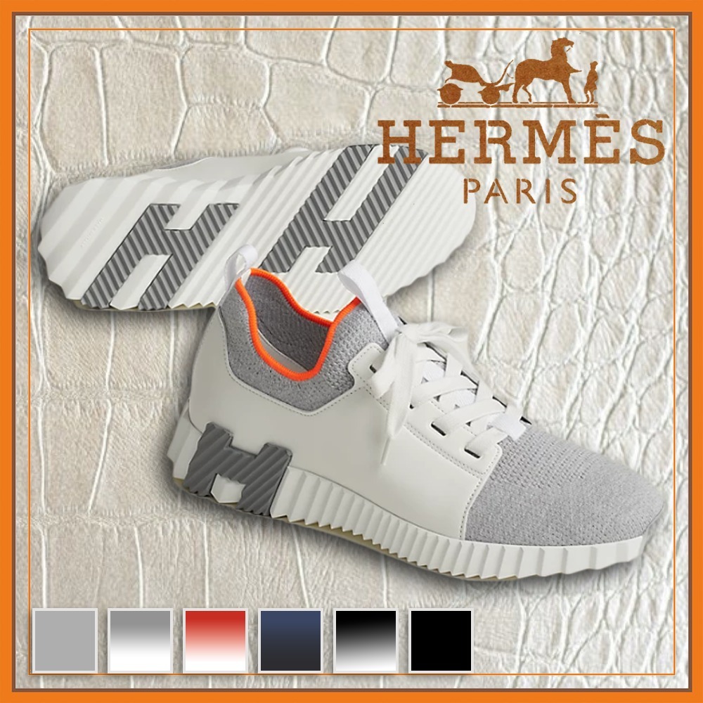 【軽やかで履きやすい♪】HERMES スリッポンスニーカー