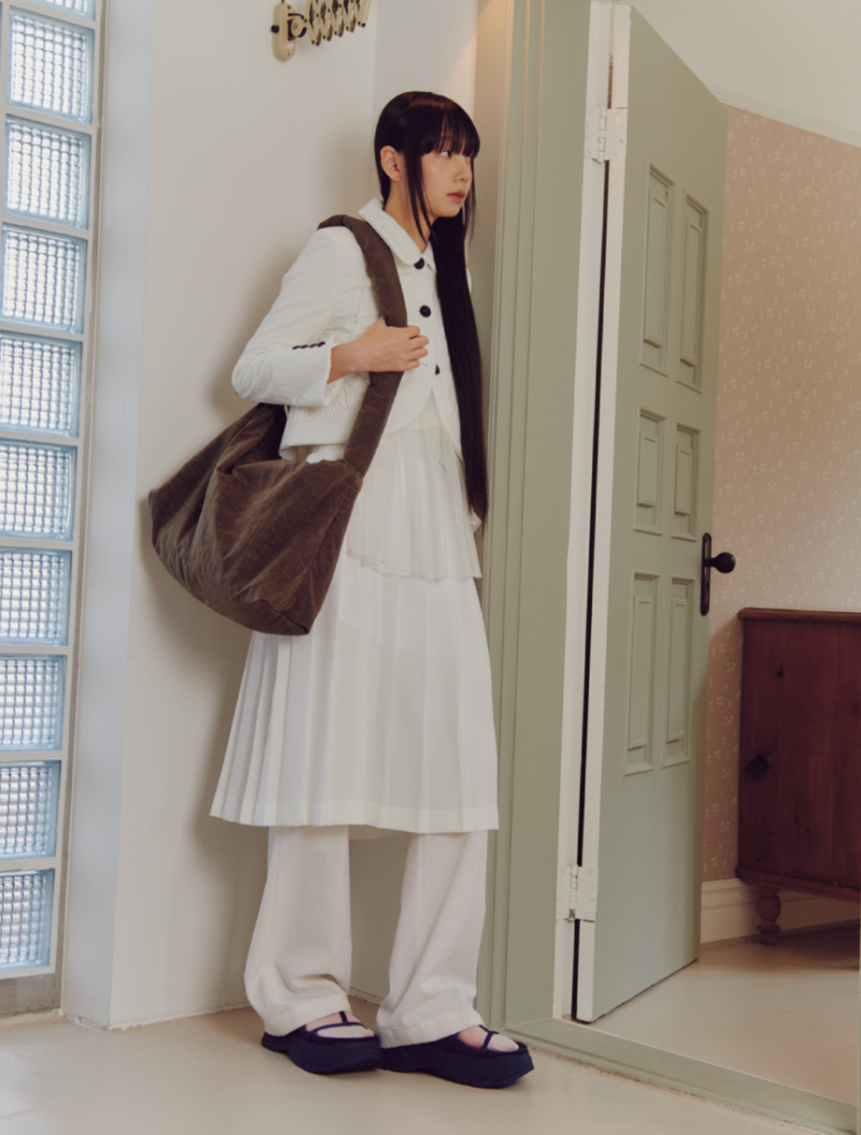 《韓国 muwm》Puff-Up Big Bag 2色 人気 パフバッグ お洒落
