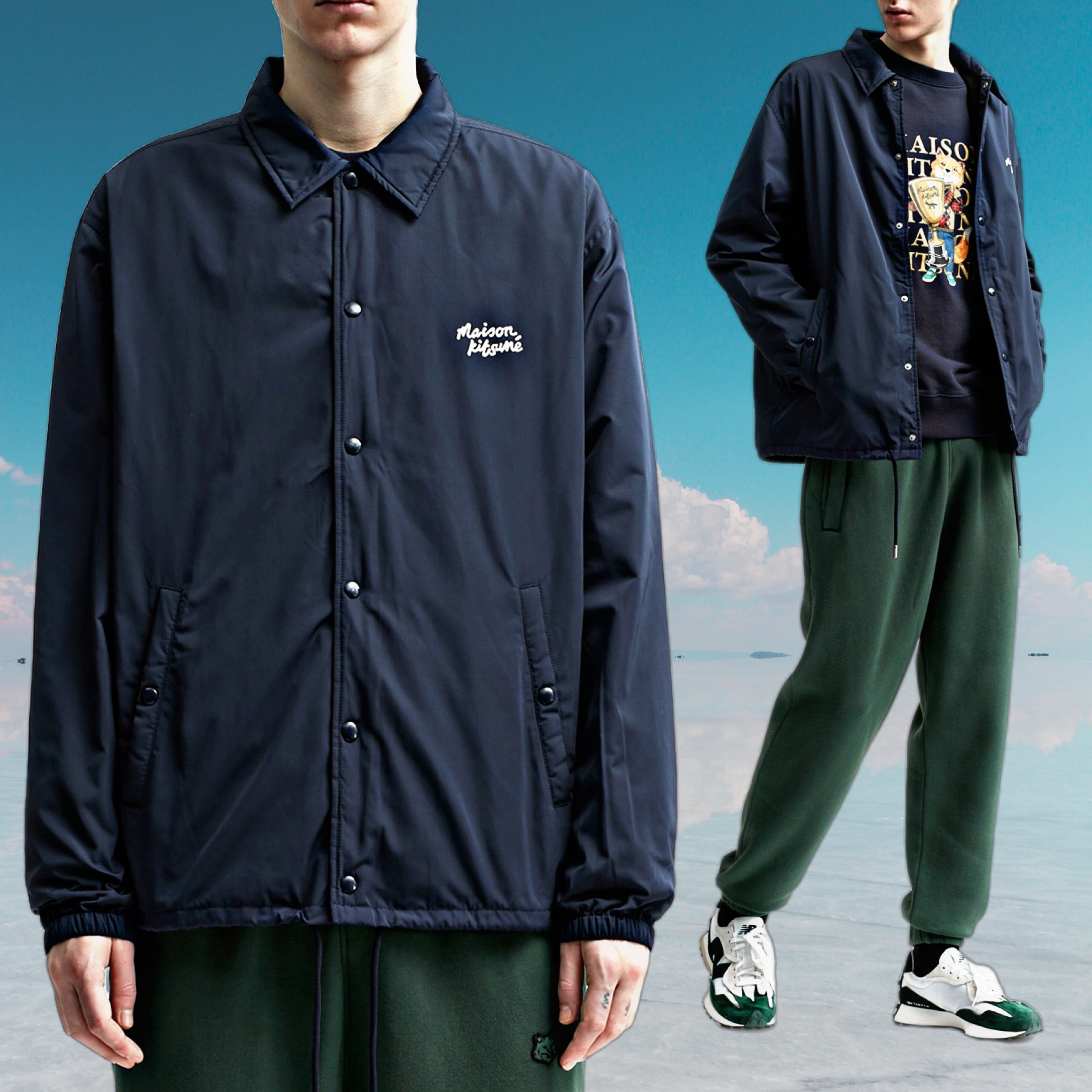 Maison Kitsune Logo Jacket☆メゾンキツネ ロゴ ジャケット (MAISON