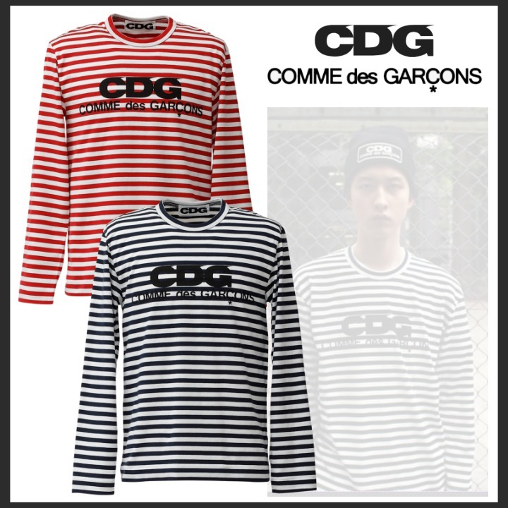 ◆コムデギャルソン◆CDG ボーダー ロングスリーブTシャツ長袖