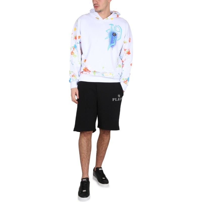 パーカー・フーディ PHILIPP PLEIN SS23 HOODIE (SACCMJB2905_PJO002N01)
