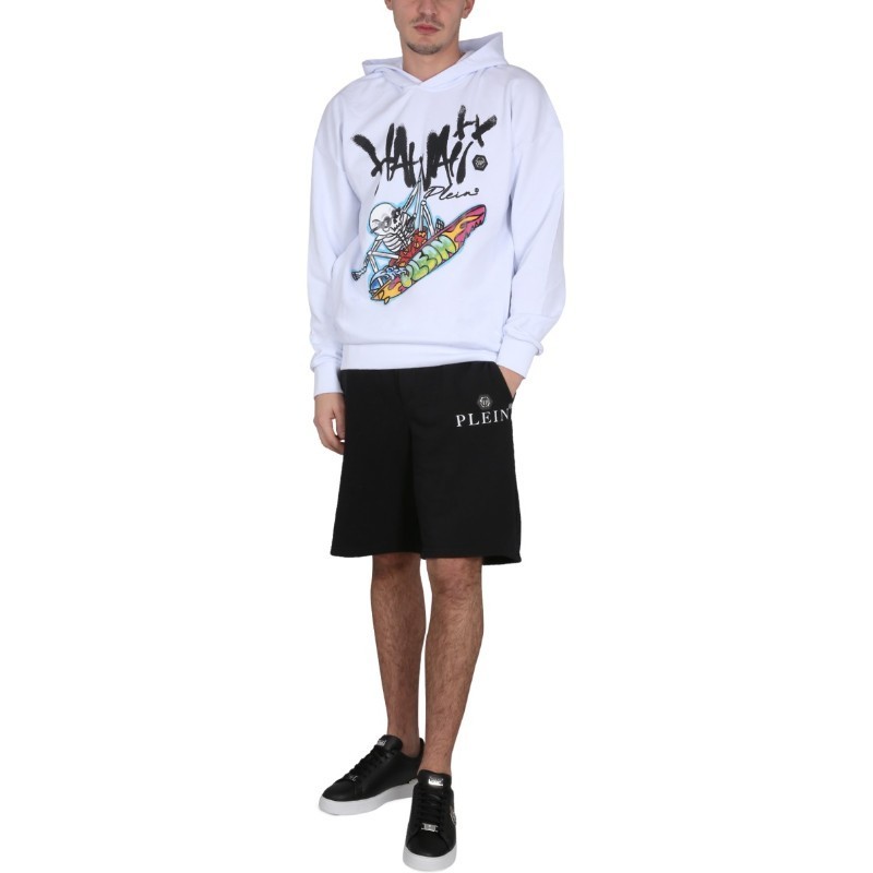 パーカー・フーディ PHILIPP PLEIN SS23 HOODIE (SACCMJB2907_PJO002N01)