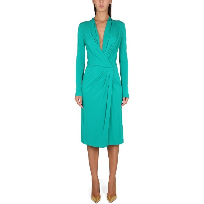 ワンピース A FERRETTI SS23 V-NECK DRESS (04051621_0382)