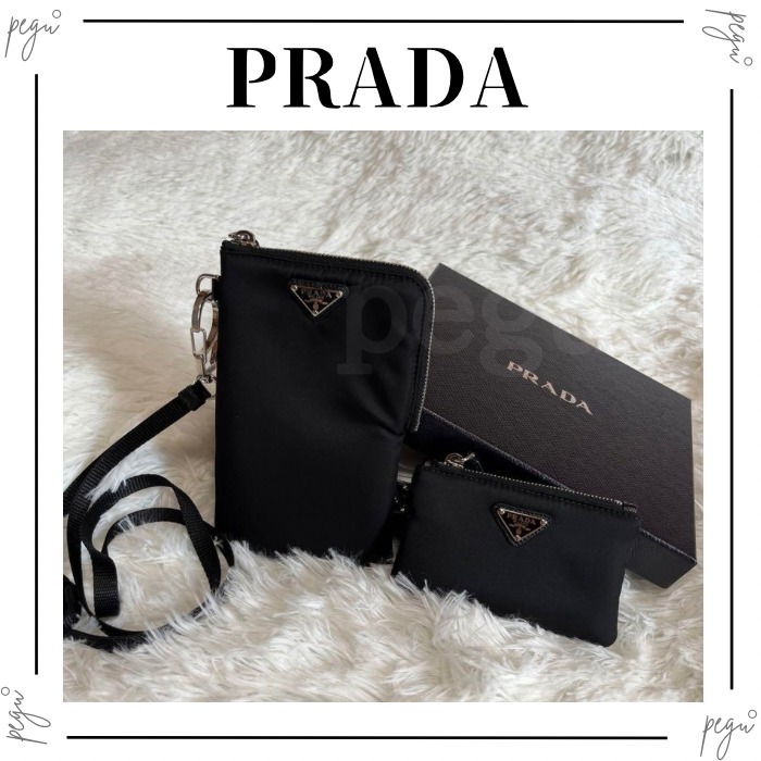 【国内発送】PRADA ストラップ ポーチ スマートフォンケース