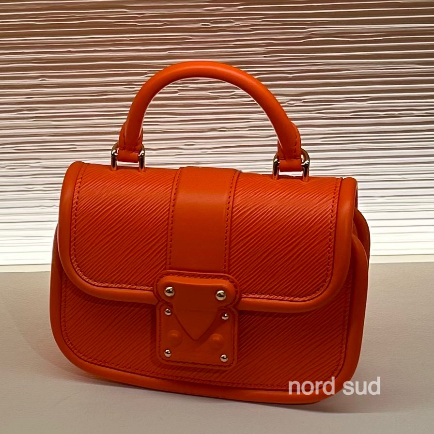 Louis Vuitton お洒落な【Borsa Hide and Seek】オレンジ 人気