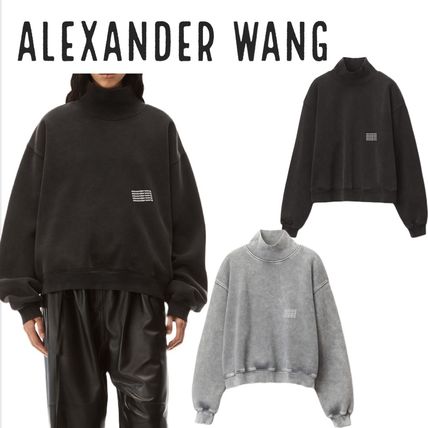 今年も話題の alexanderwang スウェット ハイネック ストレッチ グレー