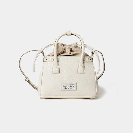 ◆送料・関税込み◆Maison Margiela ホワイト 5AC ハンドバッグ ホワイト（白）系 Maison Margiela 5AC(メゾン マルジェラ