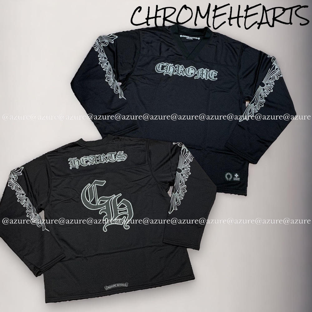 直営 インボイス無修正♪CH◆MESH WARM UP JERSEY 長袖Tシャツ