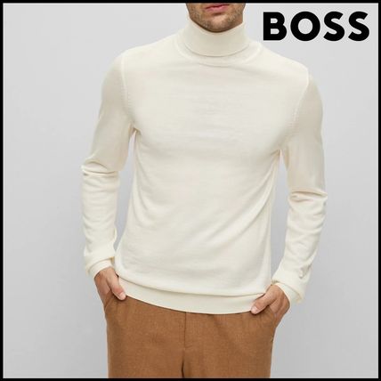 ホワイト(白)系 Hugo Boss(ヒューゴボス) ニット・セーター(メンズ