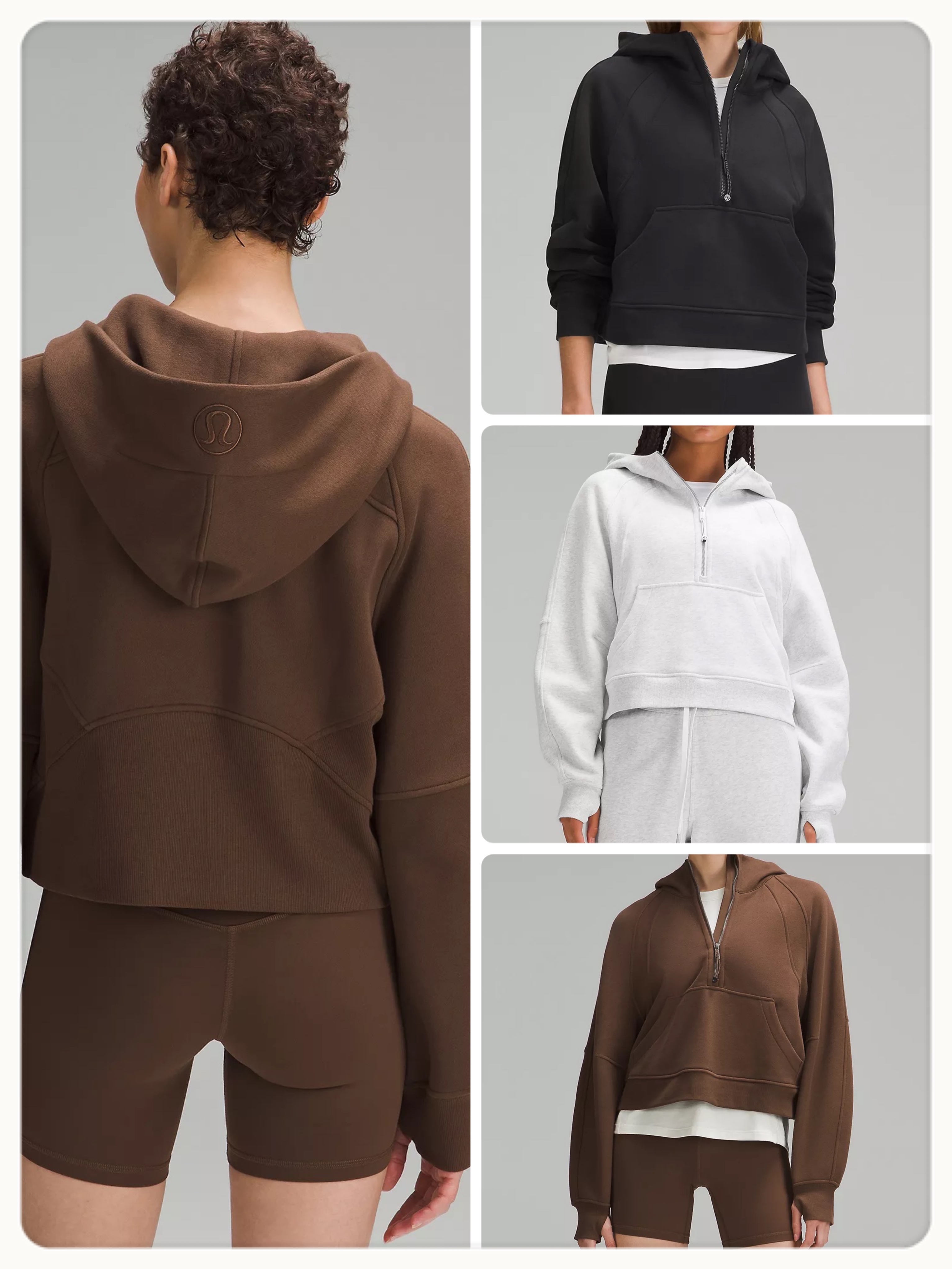 lululemon☆暖か ロゴフーディ Scuba Oversized Full Zip