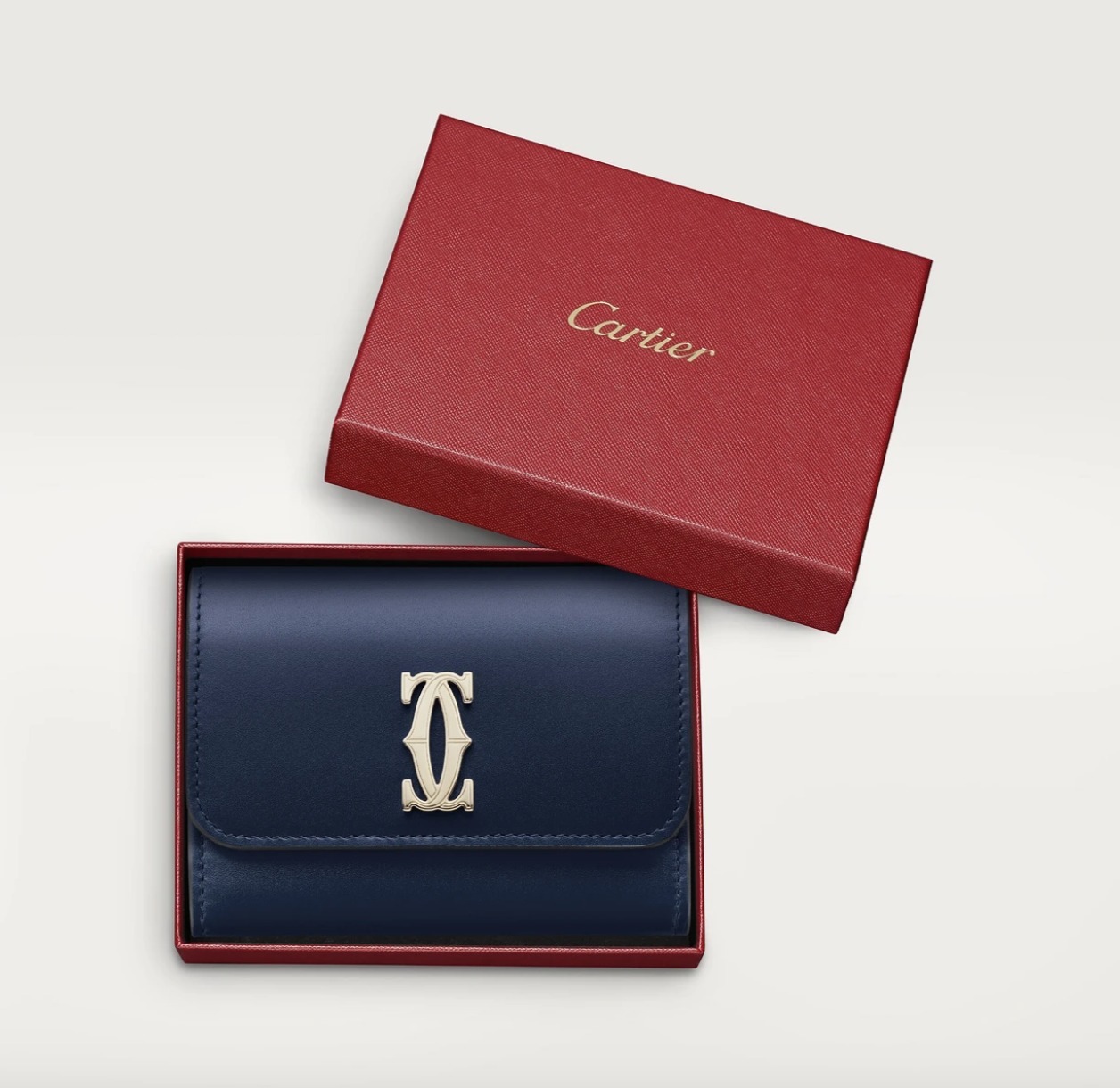 国内発送☆Cartier】ミニ財布 C ドゥ カルティエ (Cartier