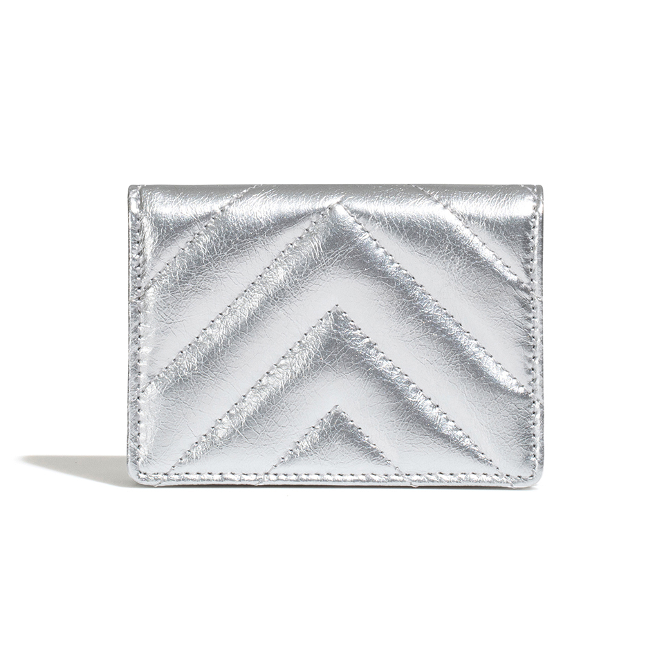 カードケース・名刺入れ Fennec CRINKLE TRIANGLE QUILTING POCKET D BMH1663 FENNEC】CRINKLE TRIANGLE QUILTING POCKET D☆送料・関税込