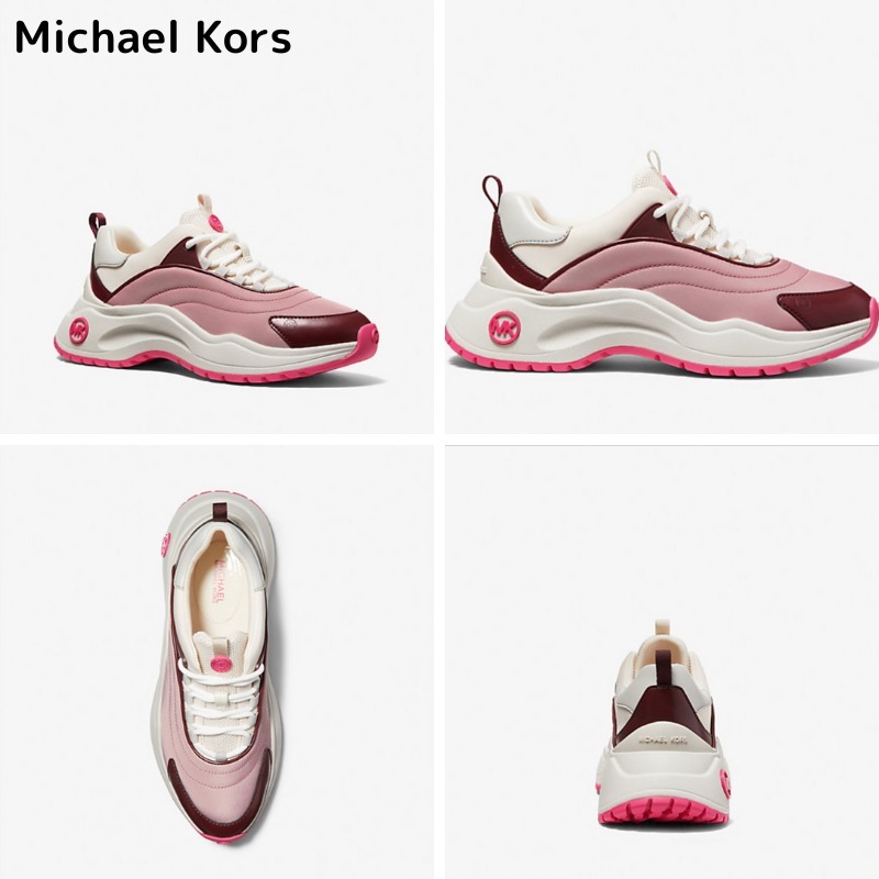 【Michael Kors】Dara Nylon Gabardine Trainer