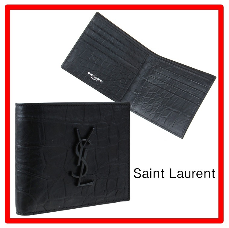 ★Saint Laurent★モノグラム イースト/ウェスト ウォレット ☆【SAINT LAURENT】☆モノグラムイーストウェストウォレット