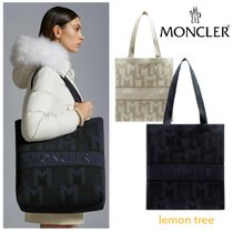 【MONCLER】Monogram トートバッグ モノグラム柄 ニット 2色