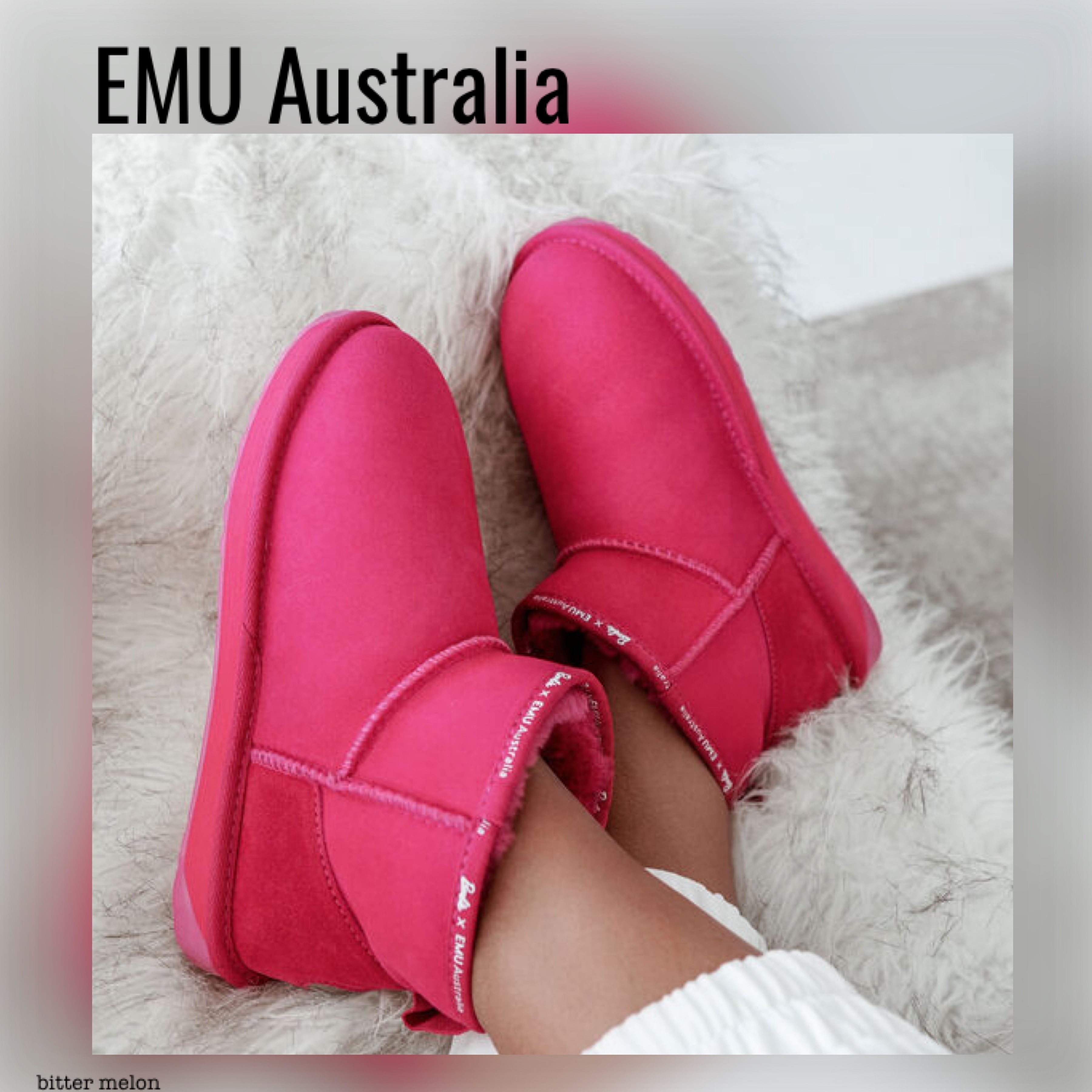 EMU Australia◇BARBIE STINGER MICRO コラボ 限定モデル ブーツ (EMU