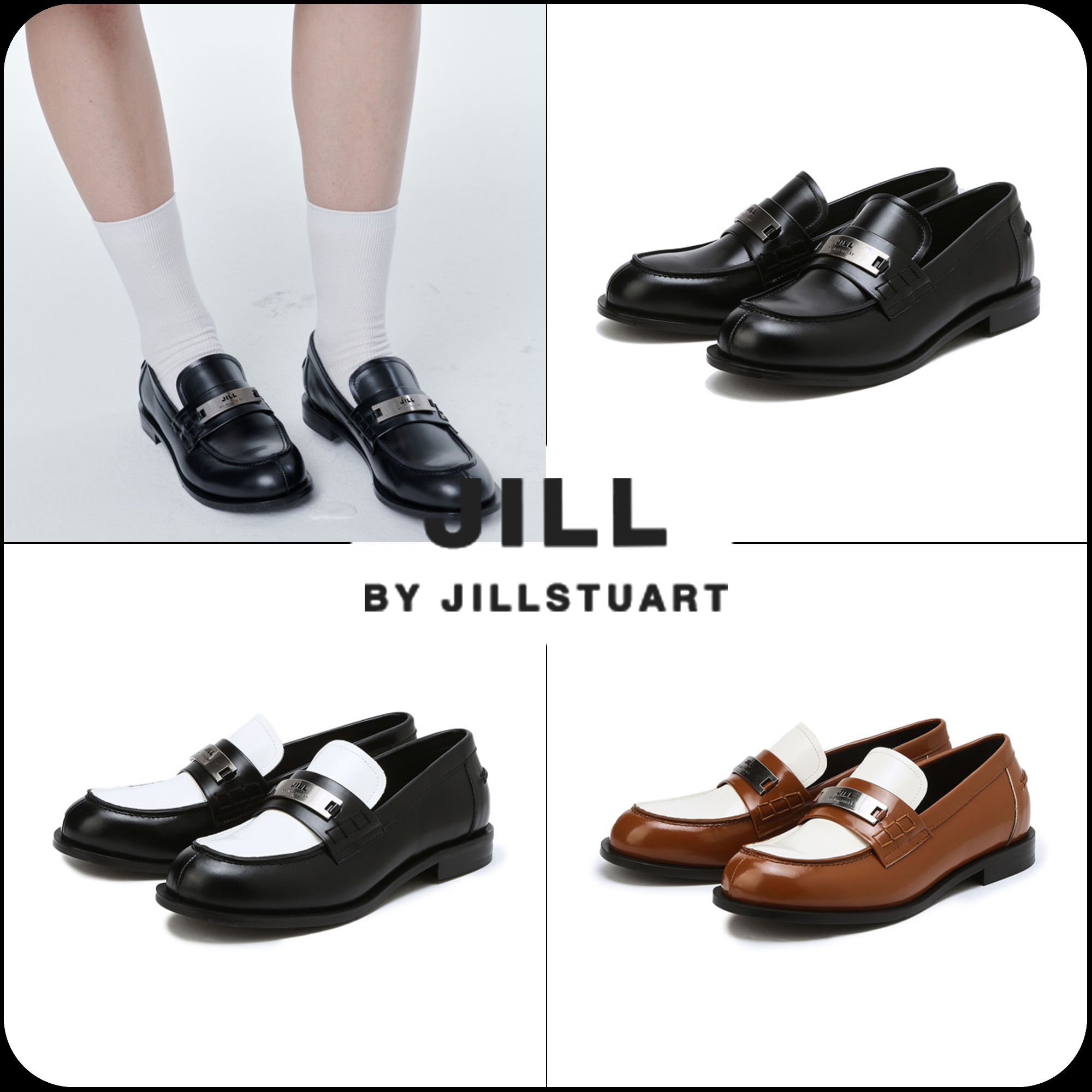 [JILLSTUART]★SHARE★COMBI DECORATED LOAFERS