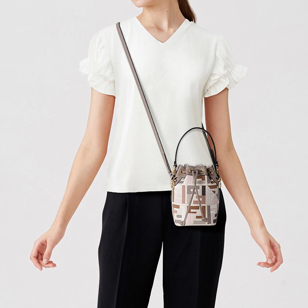 Fendi Mini Mon Tresor Monogram Bucket Bag