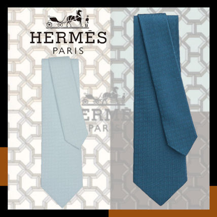 【オシャレの上級者】エルメス ネクタイ HERMES 人気 お洒落 ネクタイ シルク100％ H ロゴ デコ H Deco