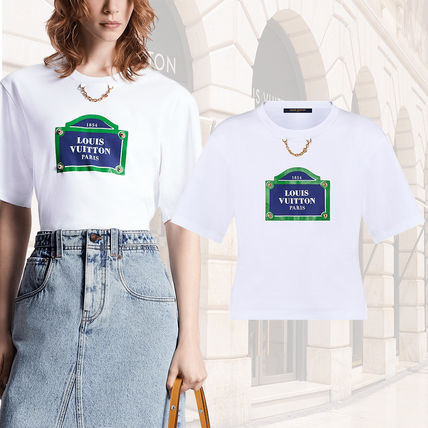 ホワイト（白）系 Louis Vuitton(ルイヴィトン) Tシャツ