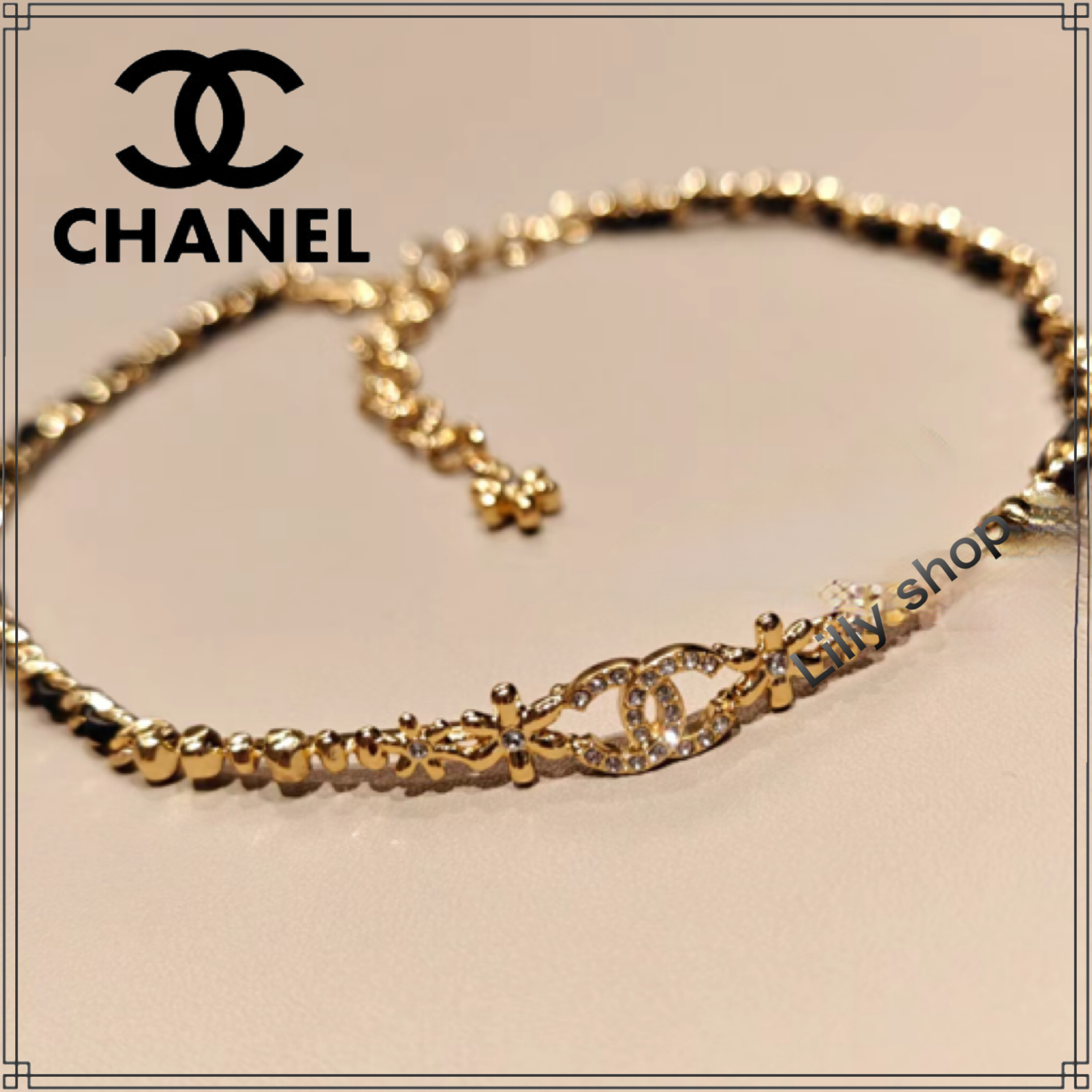 大人気♡首元をお洒落に美しく》【CHANEL】チョーカー
