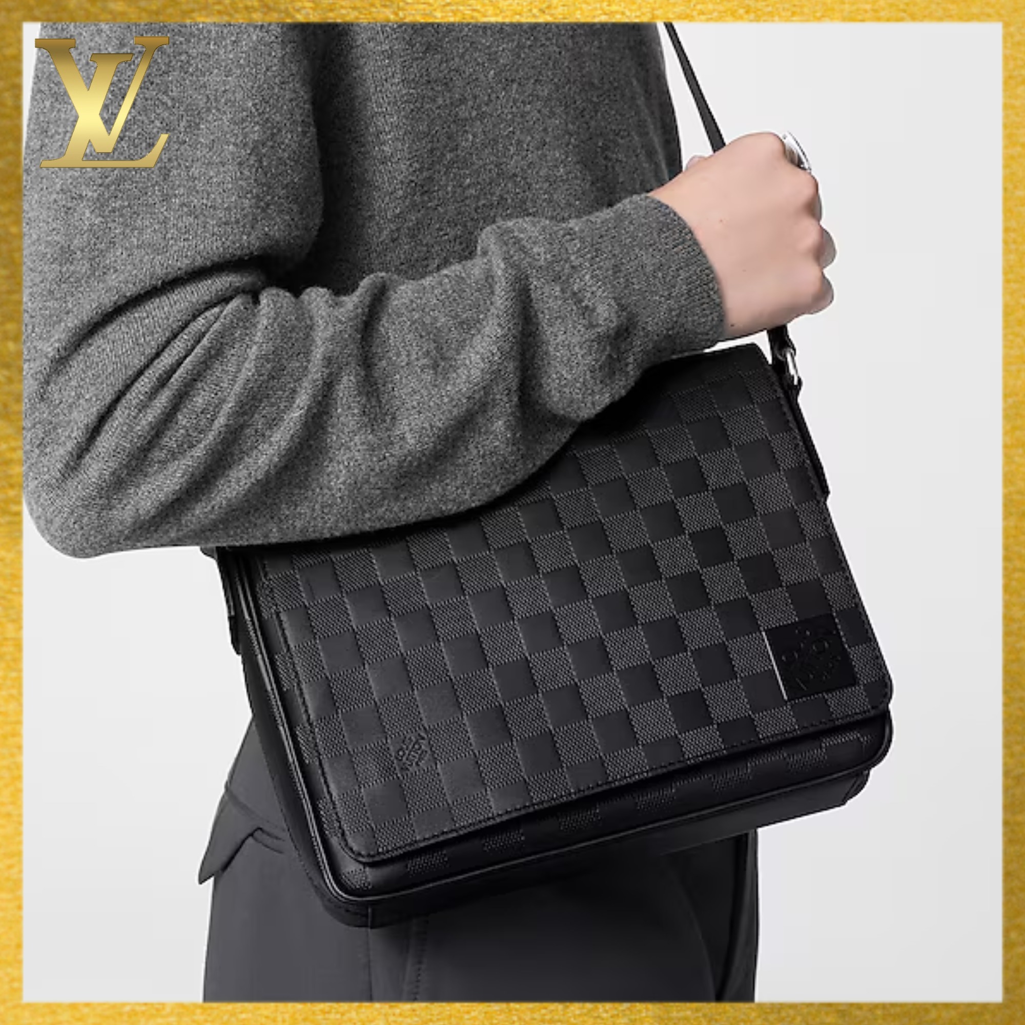 LOUIS VUITTON★コーティング加工を施したバッグ ディストリクト