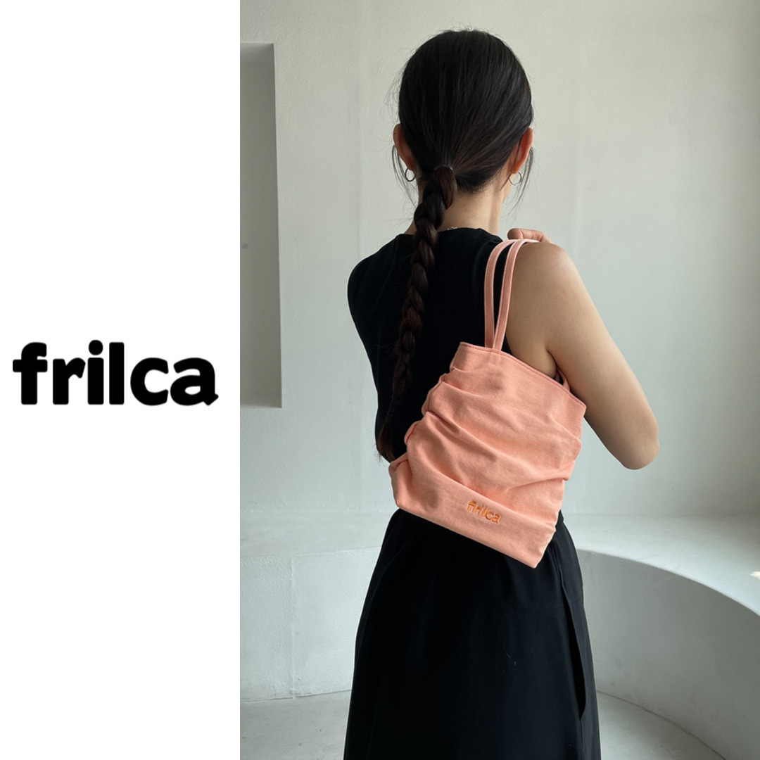 《韓国 frilca》FRILCA TOTE BAG CORAL 人気 トートバッグ