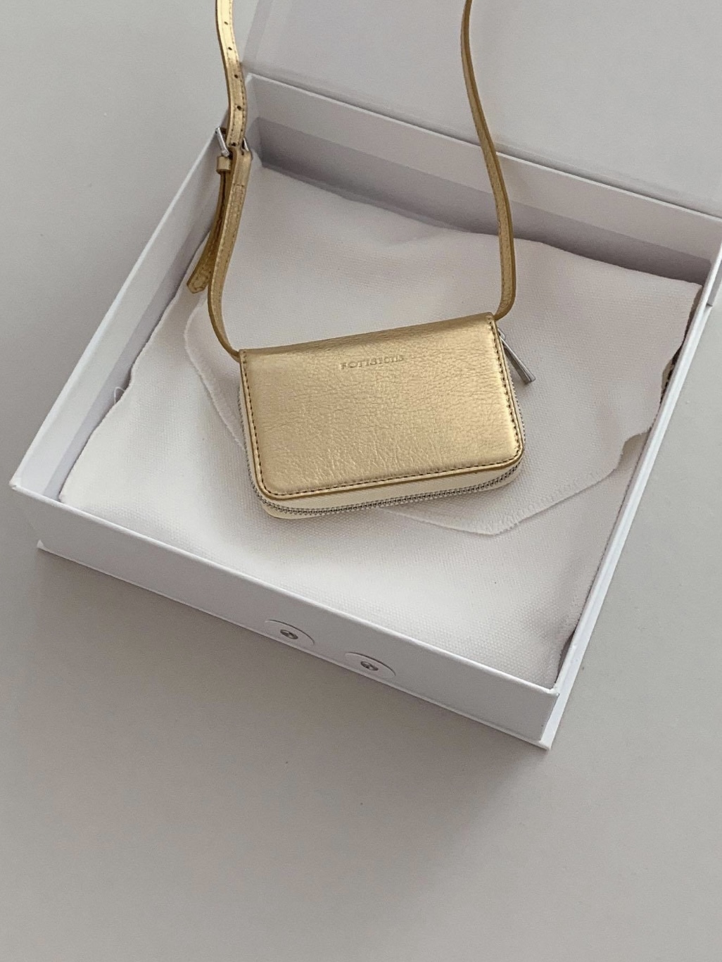 [FOTTSFOTTS] / ☆ CARD BAG / GOLD