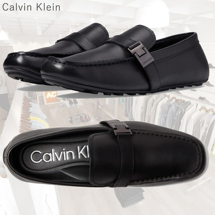 Calvin Klein Oxfords Leather Logo Oxfords