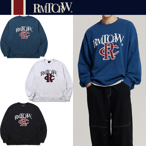★2023FW新作★ROMANTIC CROWN★ATHLETIC LOGO CREWNECK