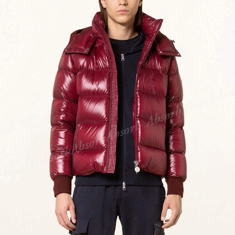 23AW NEW】MONCLER_man / LUNETIERE ダウンジャケット / 赤 紺